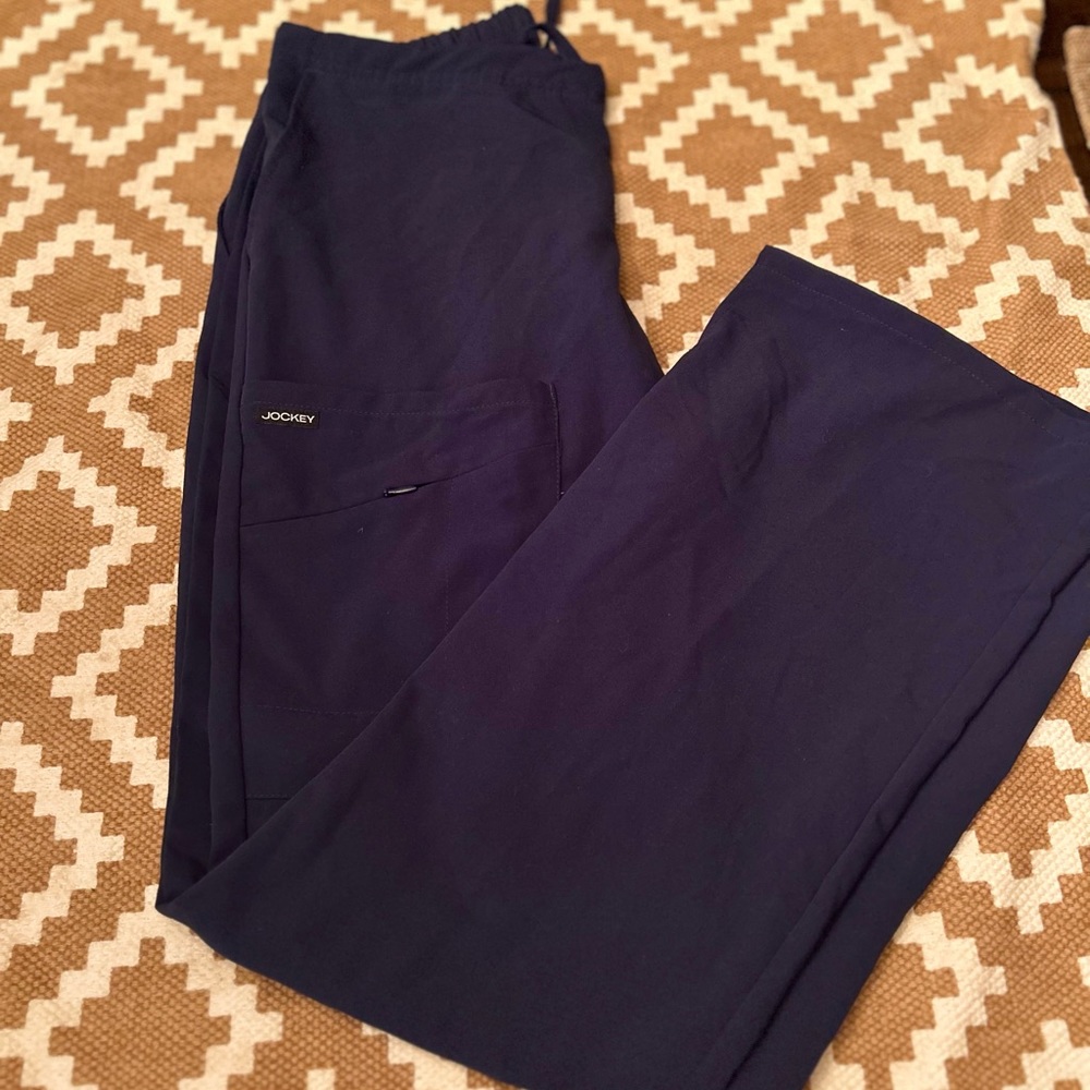 Navy Jockey Small Scrub Pants